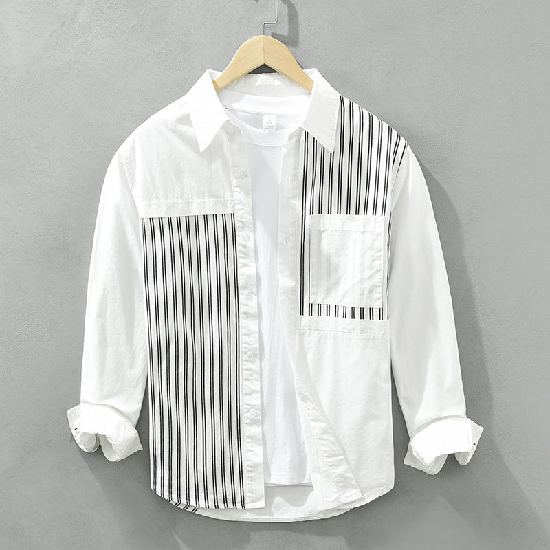 Cotton Long-sleeved Shirt Loose Japanese Style Casual