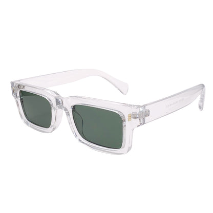 European And American Retro Rectangular Small Frame Sunglasses Men's