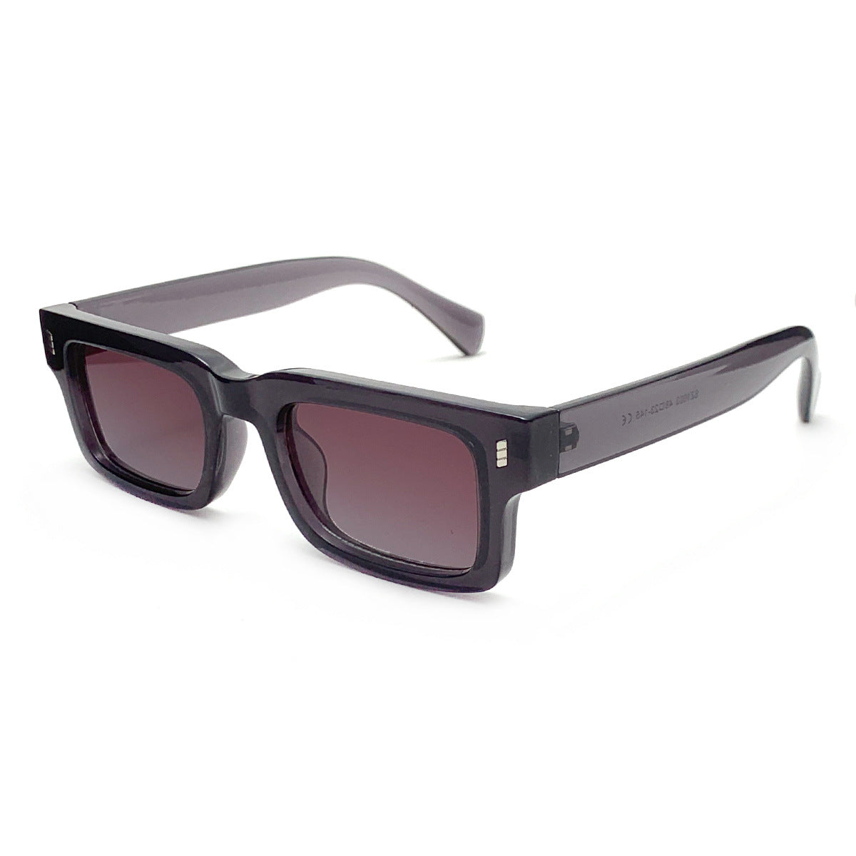 European And American Retro Rectangular Small Frame Sunglasses Men's