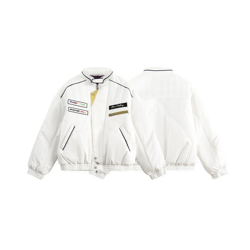 Couple Racing Zipper Functional Jacket