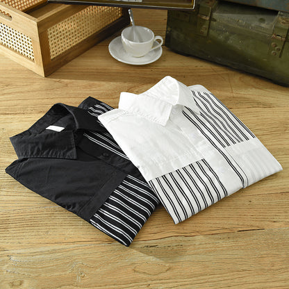 Cotton Long-sleeved Shirt Loose Japanese Style Casual